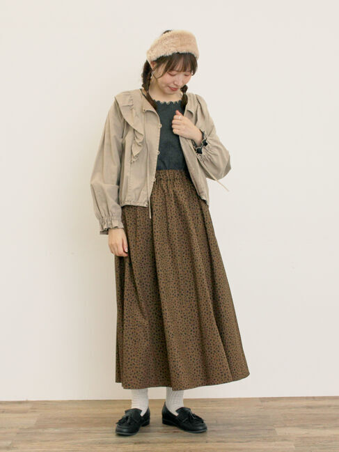 Samansa Mos2「[CYCLO]配色メロークルーネックカットソー」|Tシャツ・カットソー|