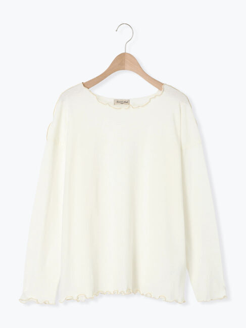 Samansa Mos2「[CYCLO]配色メロークルーネックカットソー」|Tシャツ・カットソー|