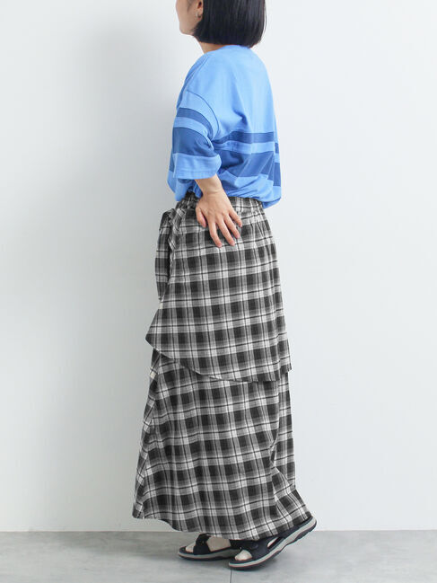 SM2「シャツ巻き風チェックスカート」|スカート|