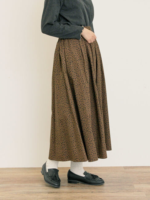 Samansa Mos2「柄アソートタックスカート」|スカート|