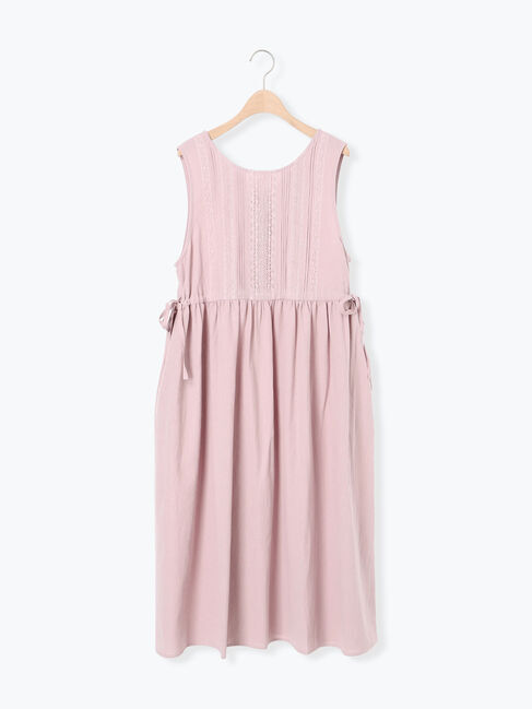 Samansa Mos2「【S/Mサイズ】レース貼りノースリワンピース」|ワンピース|