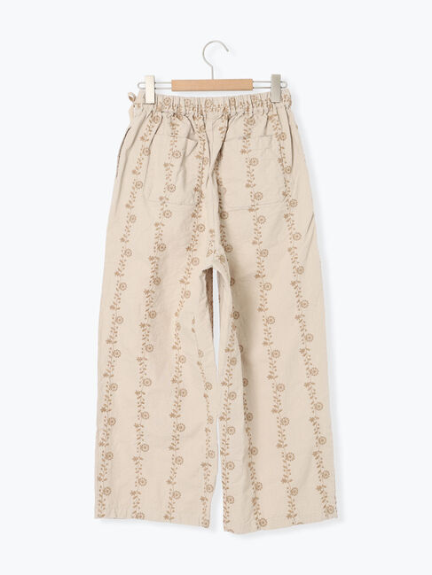 Samansa Mos2「【M/Lサイズ】花刺繍パンツ」|その他|