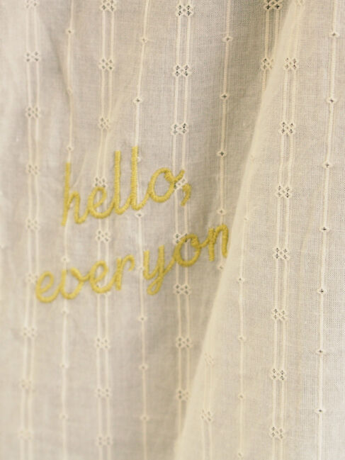 Samansa Mos2「ランダム刺繍入りワンピース」|ワンピース|