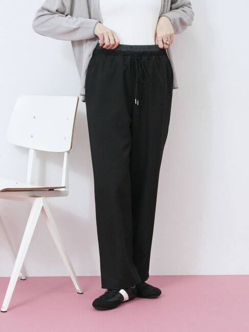 Samansa Mos2 blue「ダブルウエストアソートイージーパンツ」|その他|