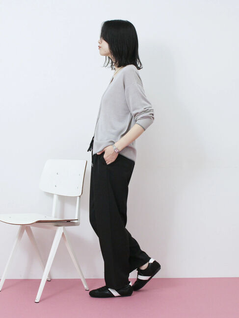 Samansa Mos2 blue「ダブルウエストアソートイージーパンツ」|その他|