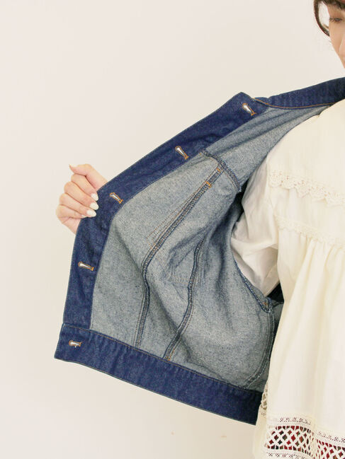 Samansa Mos2「デニム/スエードアソートジャケット」|その他|