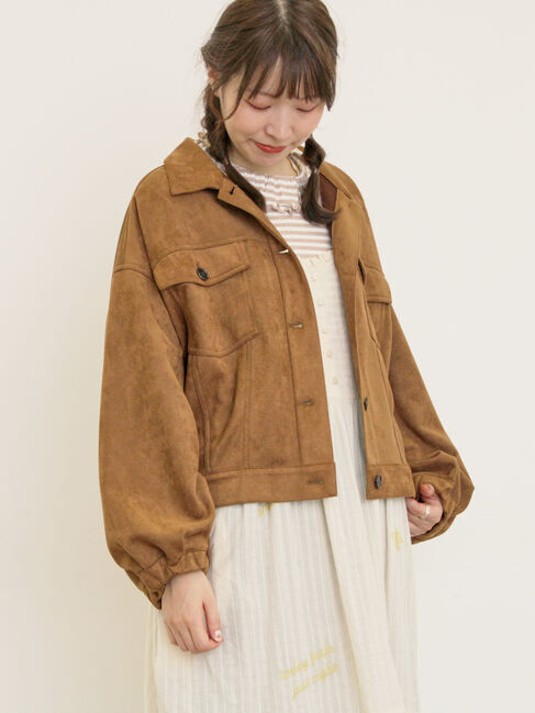 Samansa Mos2「デニム/スエードアソートジャケット」|その他|