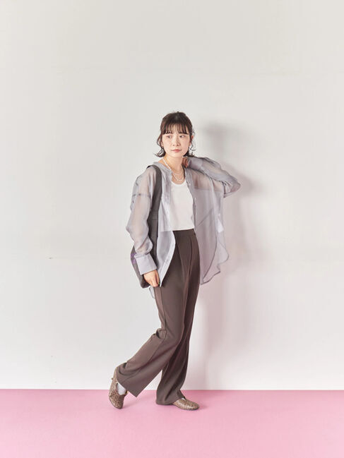 Samansa Mos2 blue「スライドチェーンネックレス」|その他|