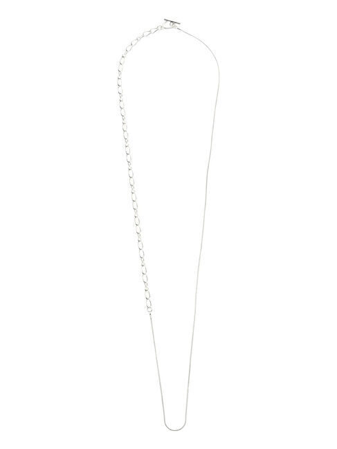 Samansa Mos2 blue「スライドチェーンネックレス」|その他|