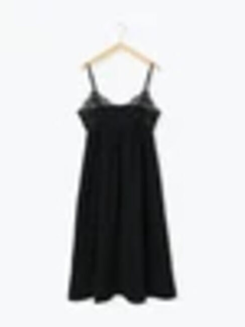 Samansa Mos2 blue「胸レースキャミワンピース」|ワンピース|