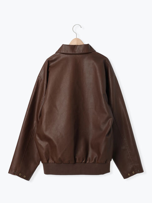 SM2「フェイクレザーブルゾン」|ブルゾン・スタジャン|