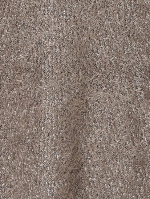 Samansa Mos2 blue「フェザーニットカーディガン」|カーディガン|