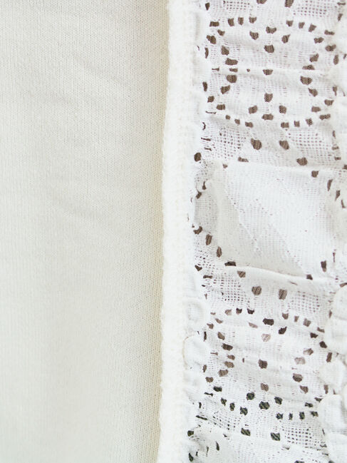 SM2「レース切替裏毛プルオーバー」|Tシャツ・カットソー|