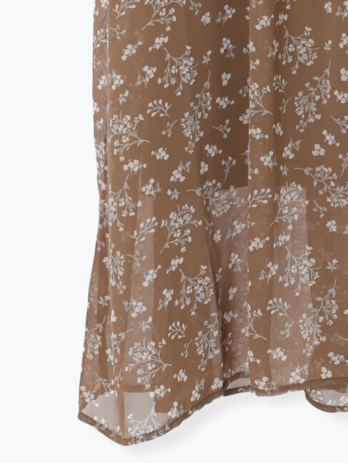 Samansa Mos2 blue「◎花柄ワンピース」|ワンピース|