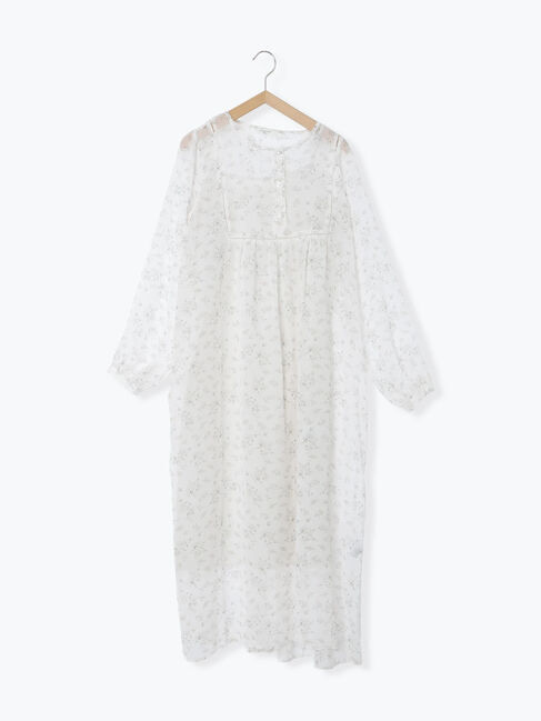 Samansa Mos2 blue「◎花柄ワンピース」|ワンピース|