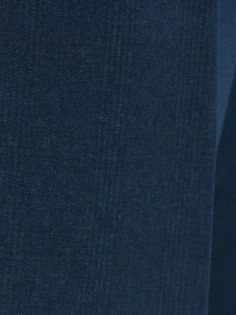 Samansa Mos2 blue「カチオン染めチェックパンツ」|その他|