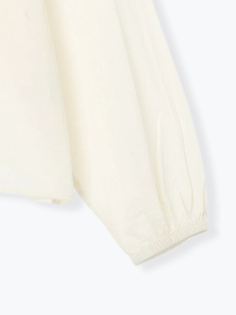 Samansa Mos2「オーバーレース切替ブラウス」|シャツ・ブラウス|