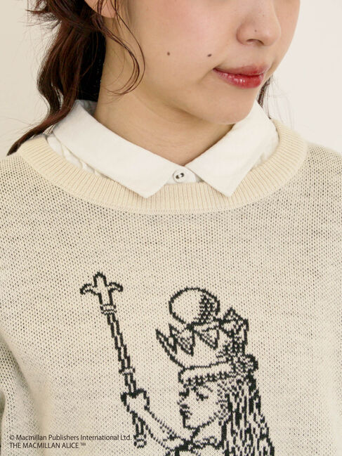 Samansa Mos2「【Alice&times;Samansa Mos2】ジャカードニット」|ニット・セーター|