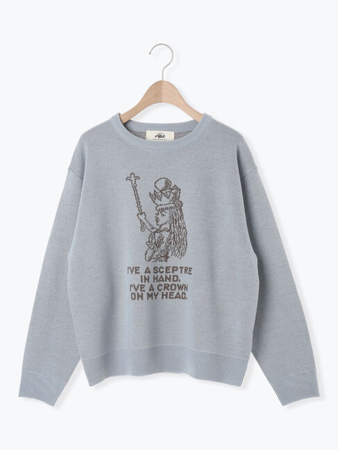 Samansa Mos2「【Alice&times;Samansa Mos2】ジャカードニット」|ニット・セーター|