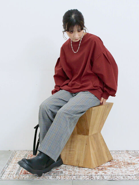 Samansa Mos2 blue「サイドゴアブーツ」|ショートブーツ|