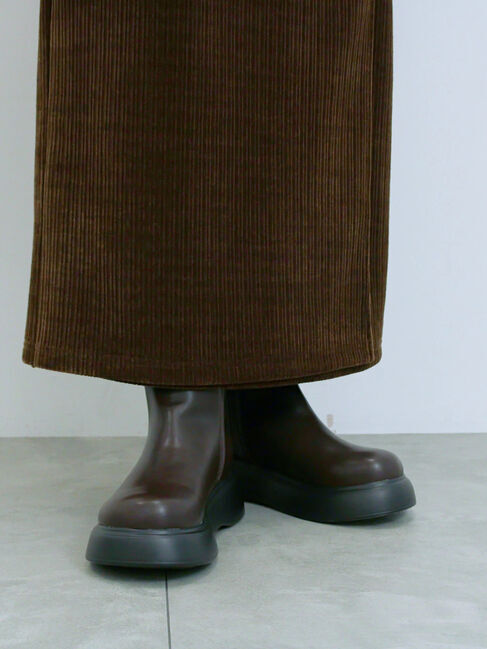 Samansa Mos2 blue「サイドゴアブーツ」|ショートブーツ|