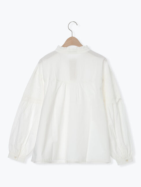 Samansa Mos2「ボレロ風刺繍ブラウス」|シャツ・ブラウス|