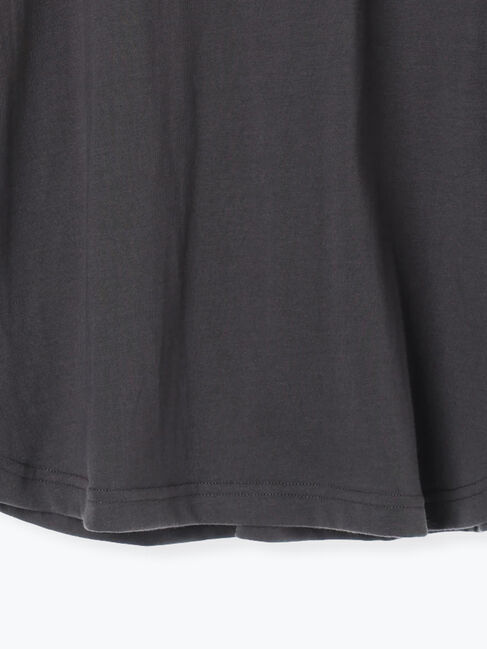 Samansa Mos2 blue「ワンポイント刺繍プルオーバー」|Tシャツ・カットソー|