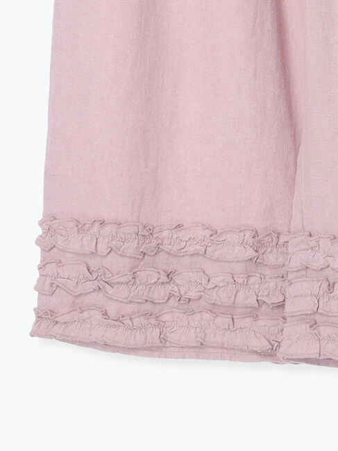 Samansa Mos2「【Cross&times;Linen】裾フリルパンツ」|その他|