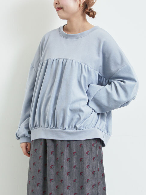 SM2「布帛切替裏毛プルオーバー」|Tシャツ・カットソー|