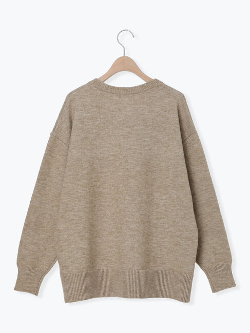 SM2「ロゴ刺繍ニットプルオーバー」|ニット・セーター|