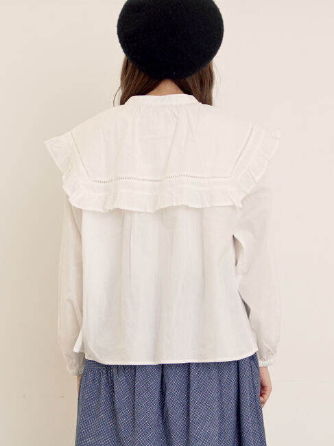 Samansa Mos2「ビッグカラーブラウス」|シャツ・ブラウス|