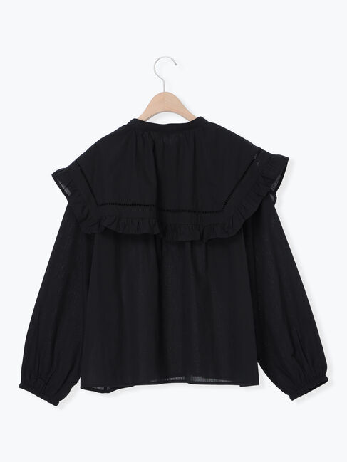 Samansa Mos2「ビッグカラーブラウス」|シャツ・ブラウス|