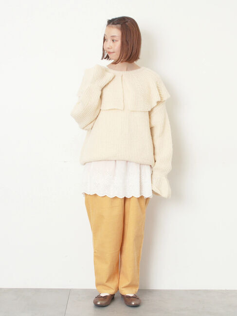Samansa Mos2「【M/Lサイズ】コーディロイテーパードパンツ」|その他|