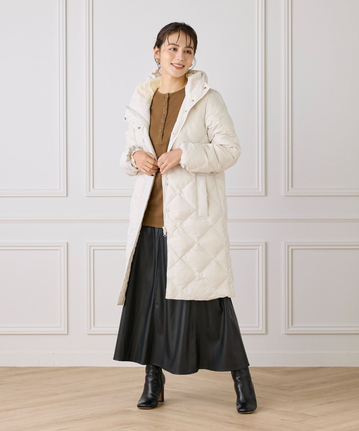 DAY by DAY it&rsquo;s international「フーデットダウンコート《TAIONコラボレーション》　」|ダウン|