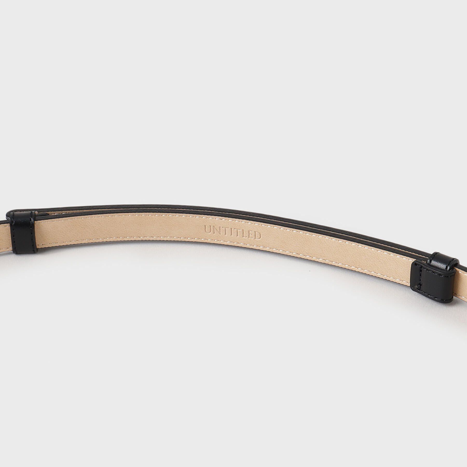 UNTITLED「【追加5/本革／サイズ対応】フリーフックベルト」|ベルト|