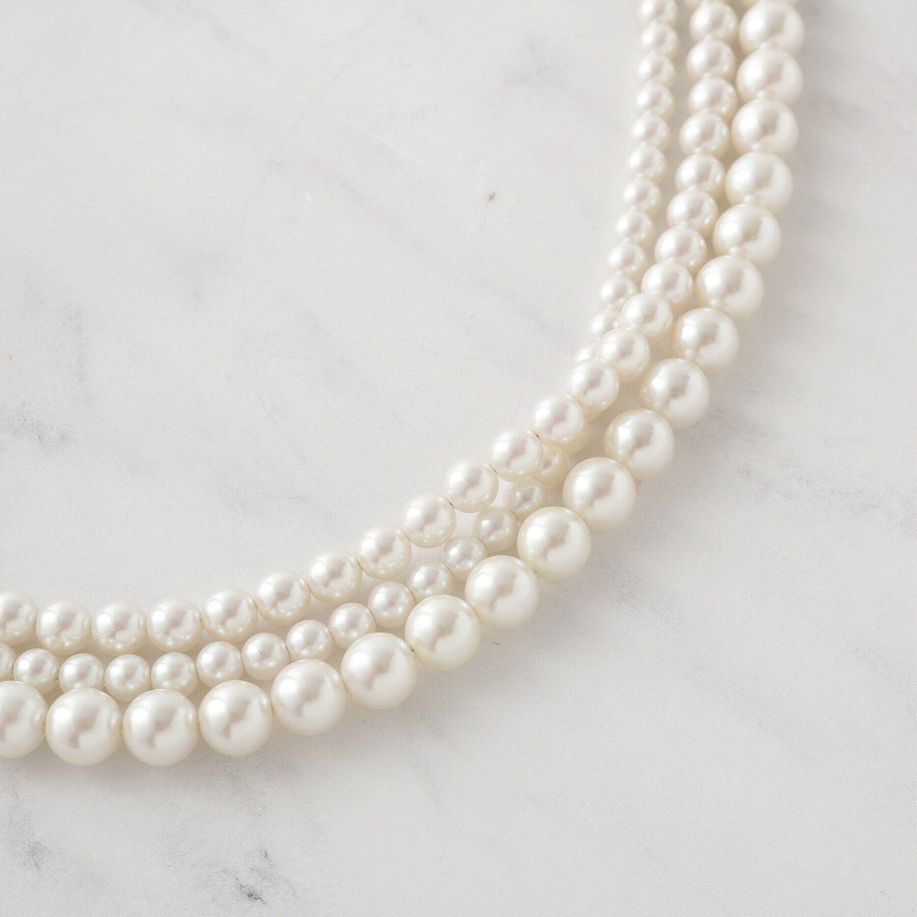 UNTITLED「【セレモニー対応】レイヤードフェイクパール」|ネックレス|