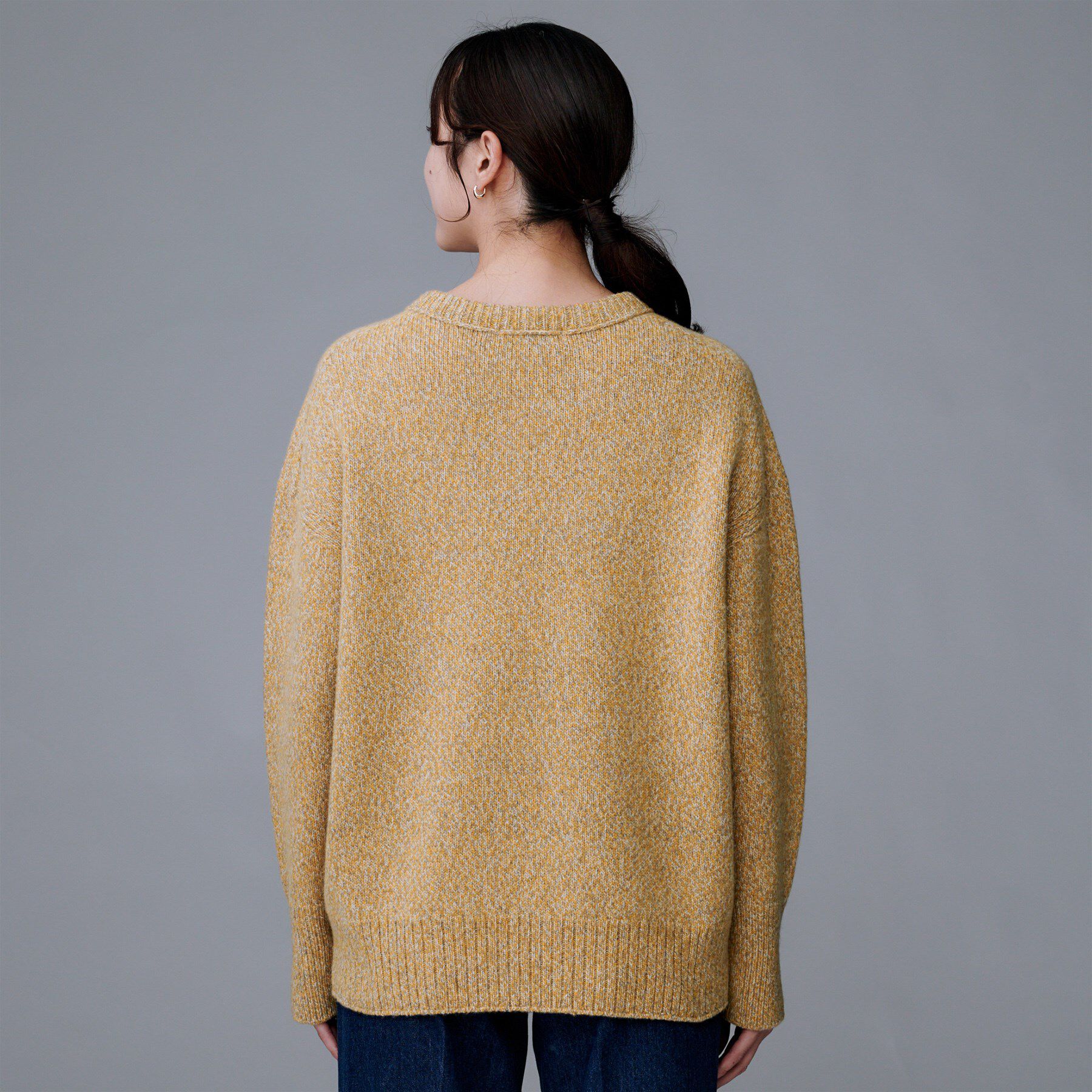 UNTITLED「【ゆったり】三つ杢カラーニット」|ニット・セーター|