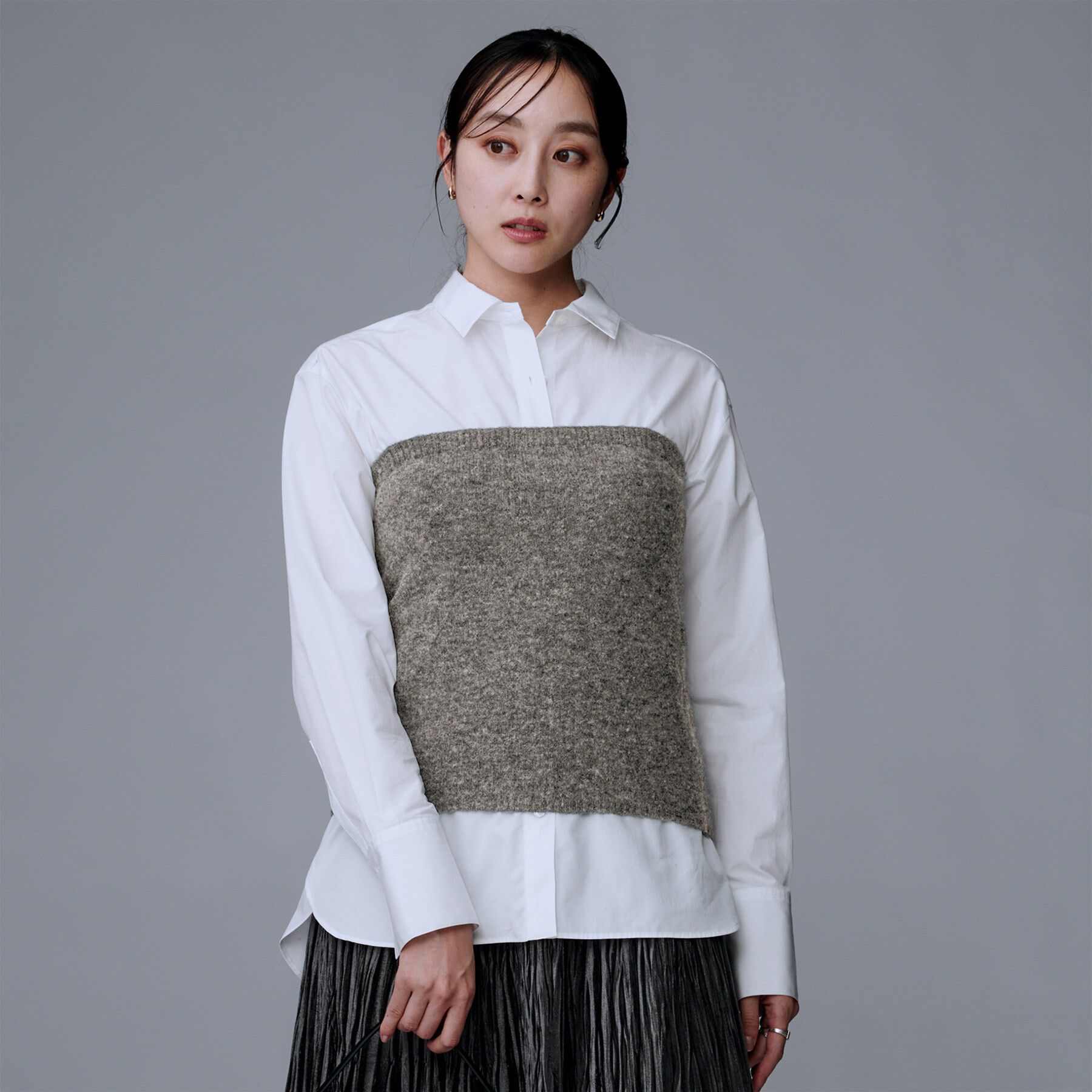 UNTITLED「【トレンド/柔らかな素材感】ビスチェセットカーディガン」|カーディガン|