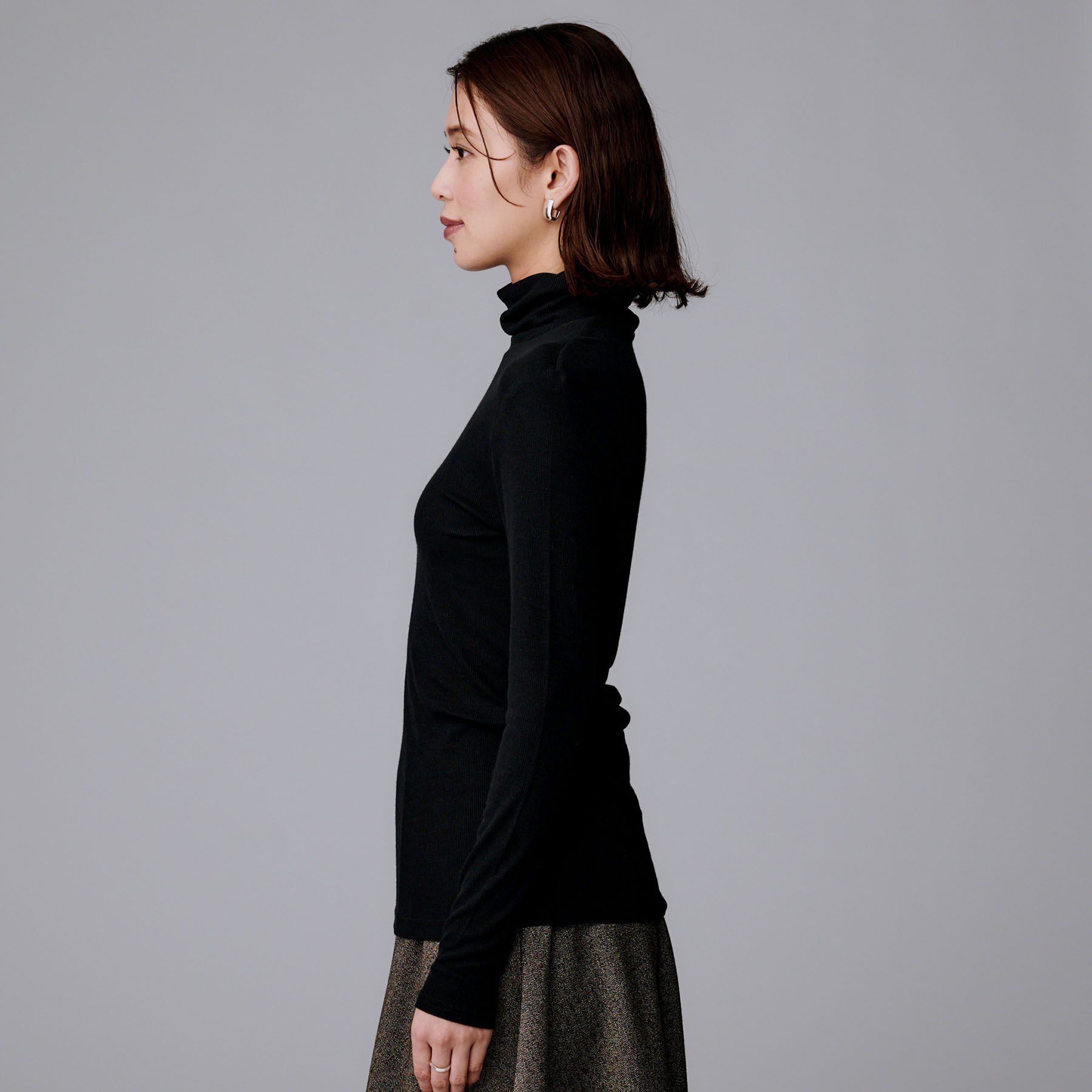 UNTITLED「【吸湿発熱/洗える】ハイネックインナー」|Tシャツ・カットソー|