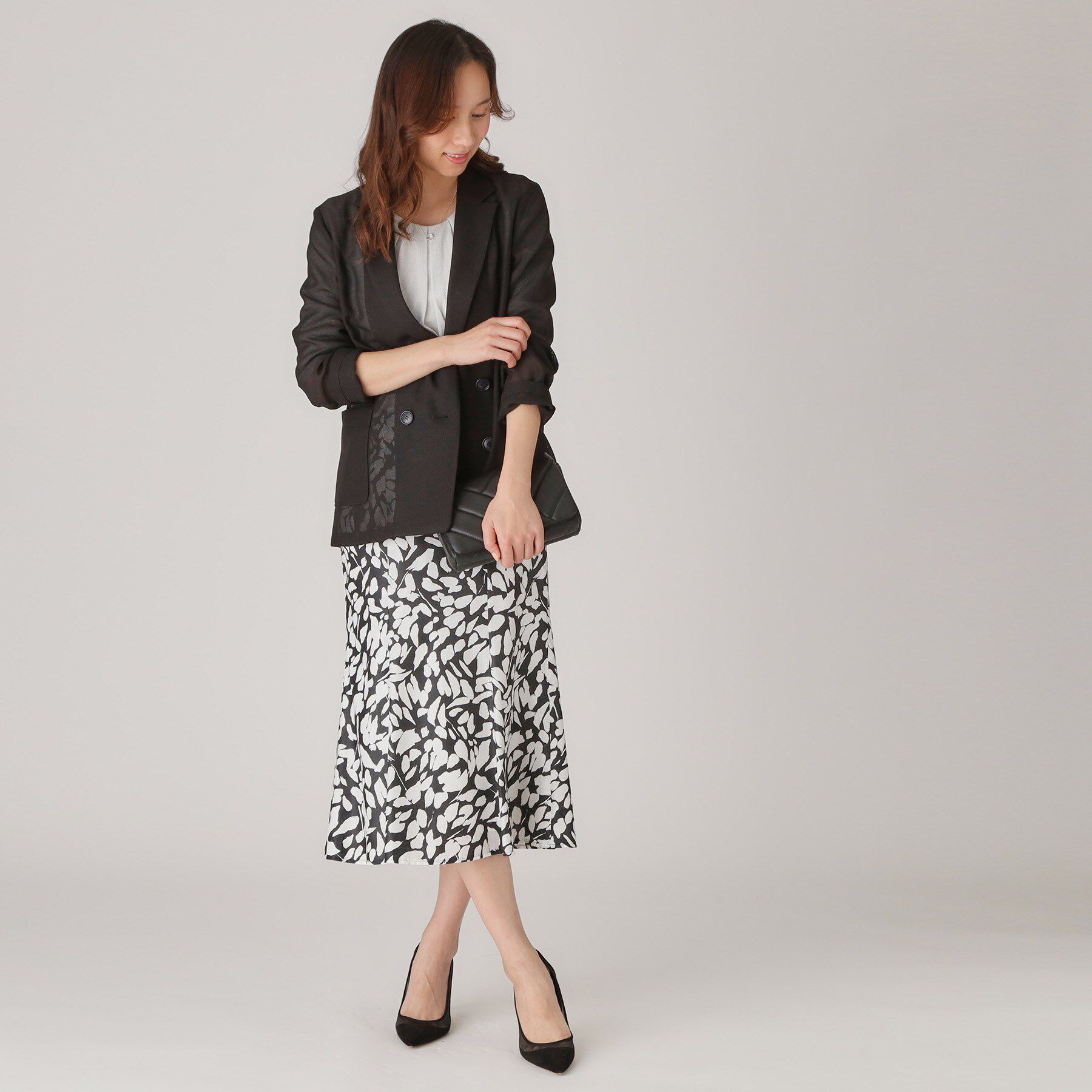 COUP DE CHANCE「【洗える／日本製／ウエスト一部ゴム】マーメイドスカート」|スカート|