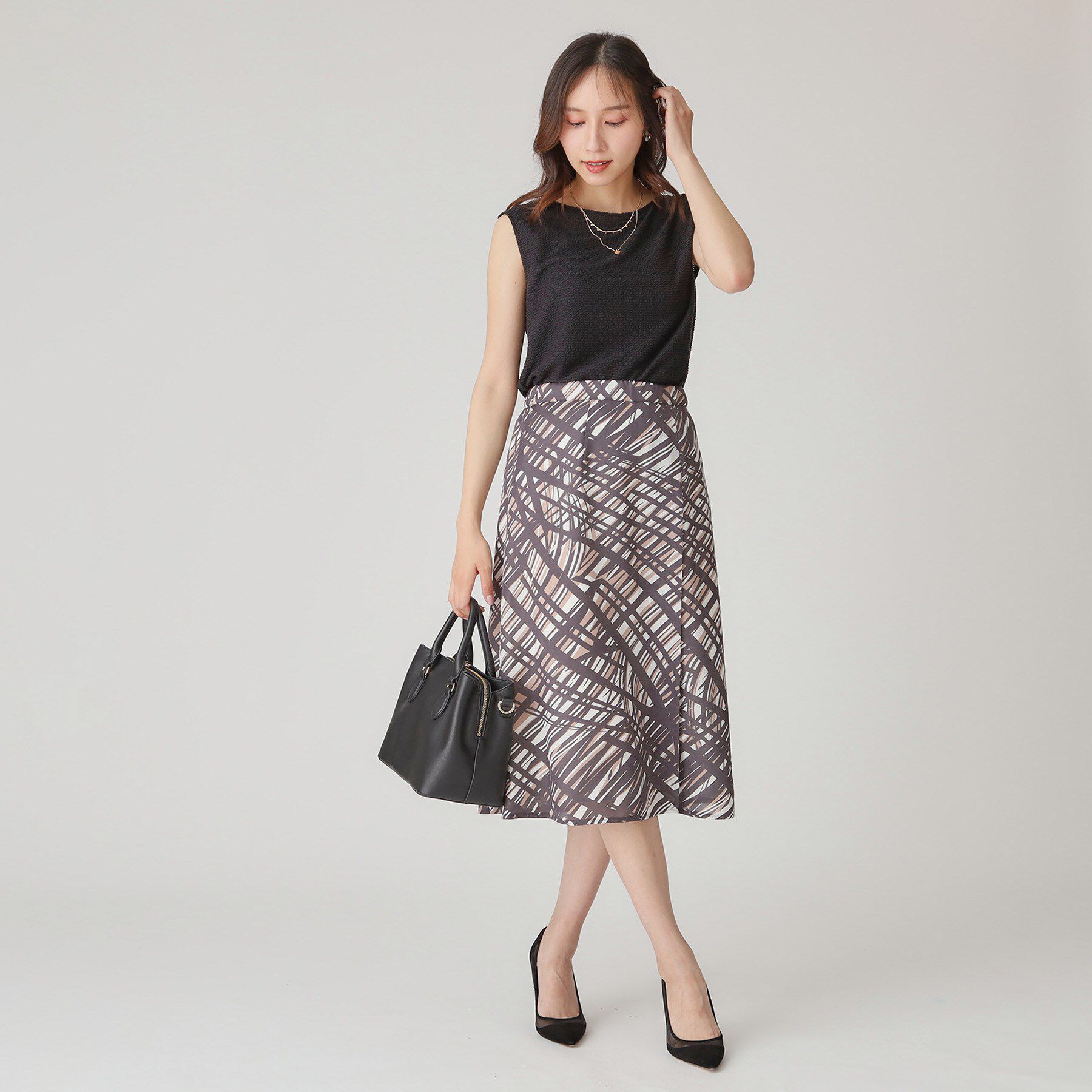 COUP DE CHANCE「【手洗い可／日本製】ジャカードジャージトップス」|Tシャツ・カットソー|