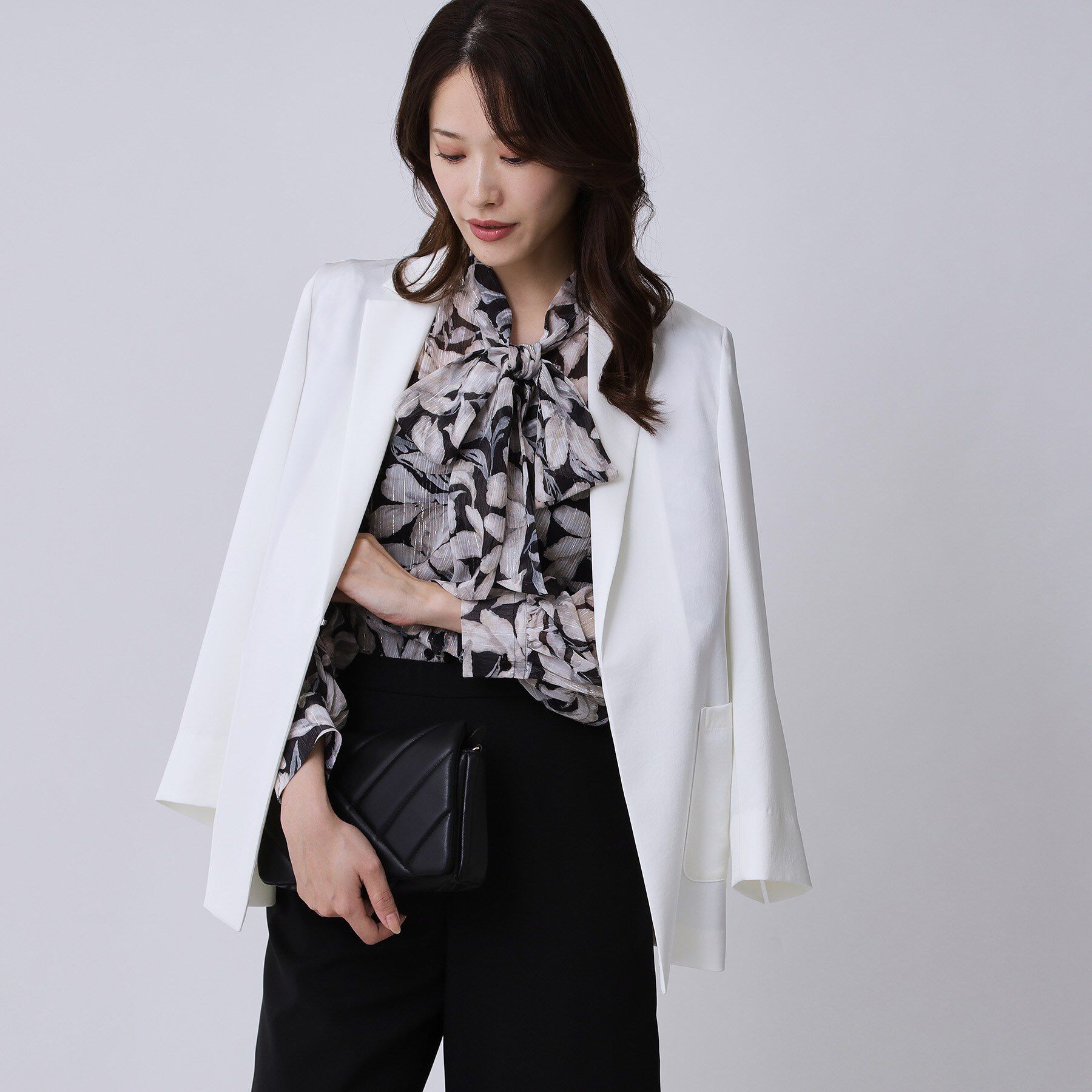 COUP DE CHANCE「【手洗い可／日本製】テーラードジャケット」|テーラードジャケット|オフホワイト(003