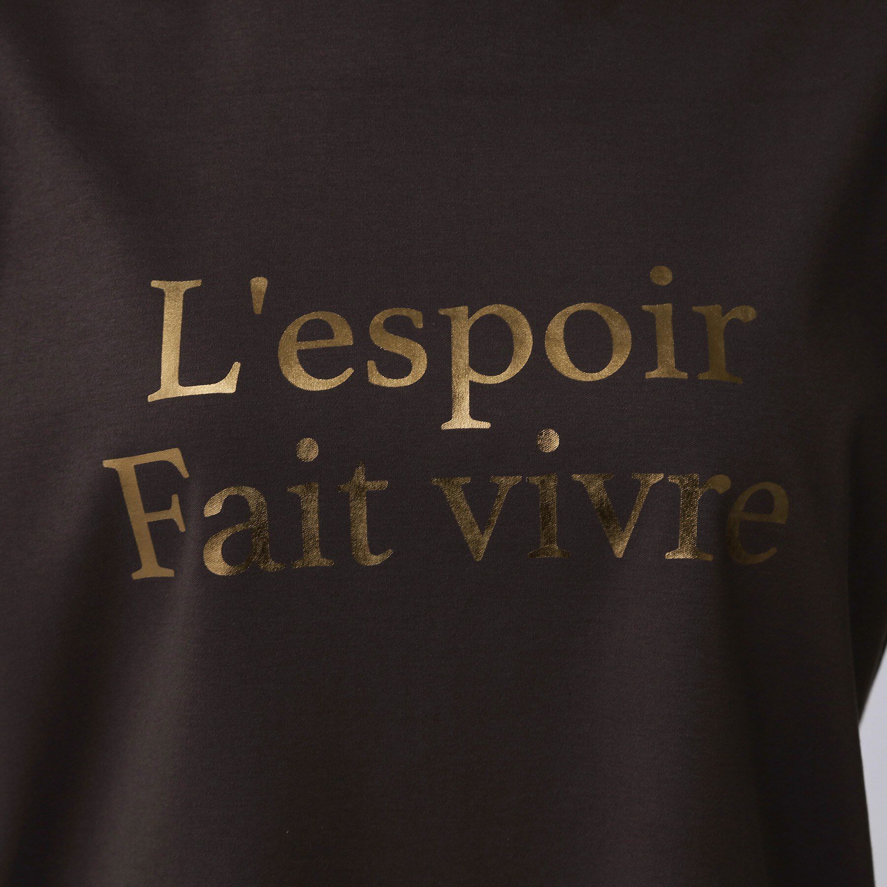 COUP DE CHANCE「【手洗い可／日本製／箔プリント】ロゴTシャツ」|Tシャツ・カットソー|