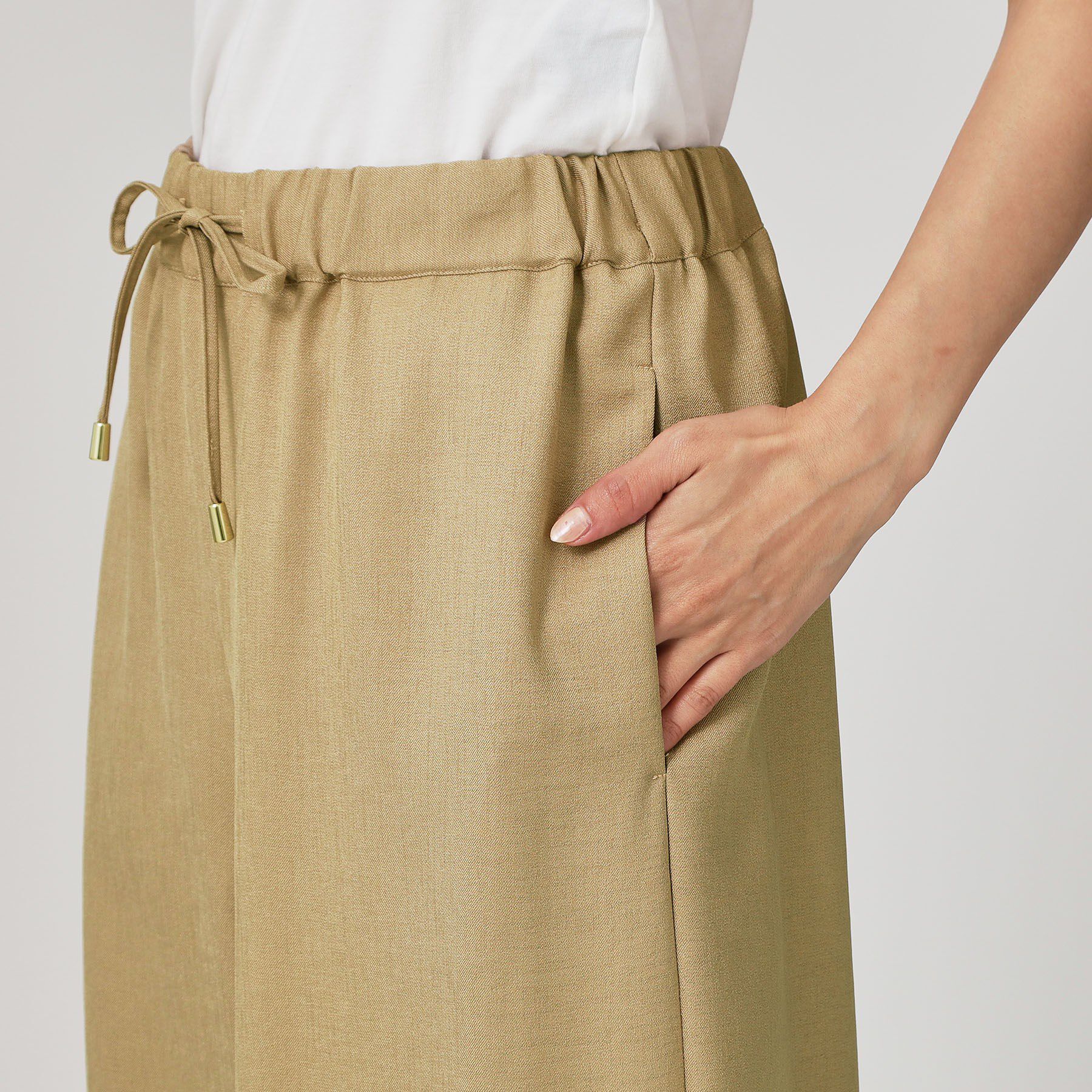 COUP DE CHANCE「【手洗い可／ウエストゴム】ストレートワイドのイージーパンツ」|その他|