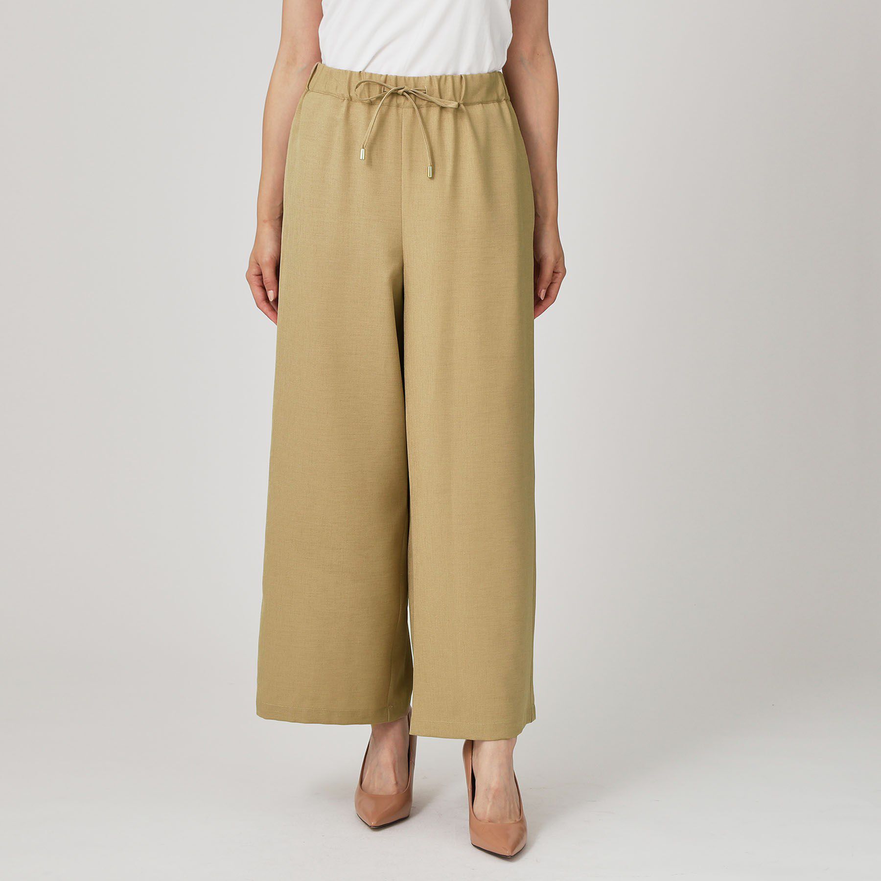 COUP DE CHANCE「【手洗い可／ウエストゴム】ストレートワイドのイージーパンツ」|その他|