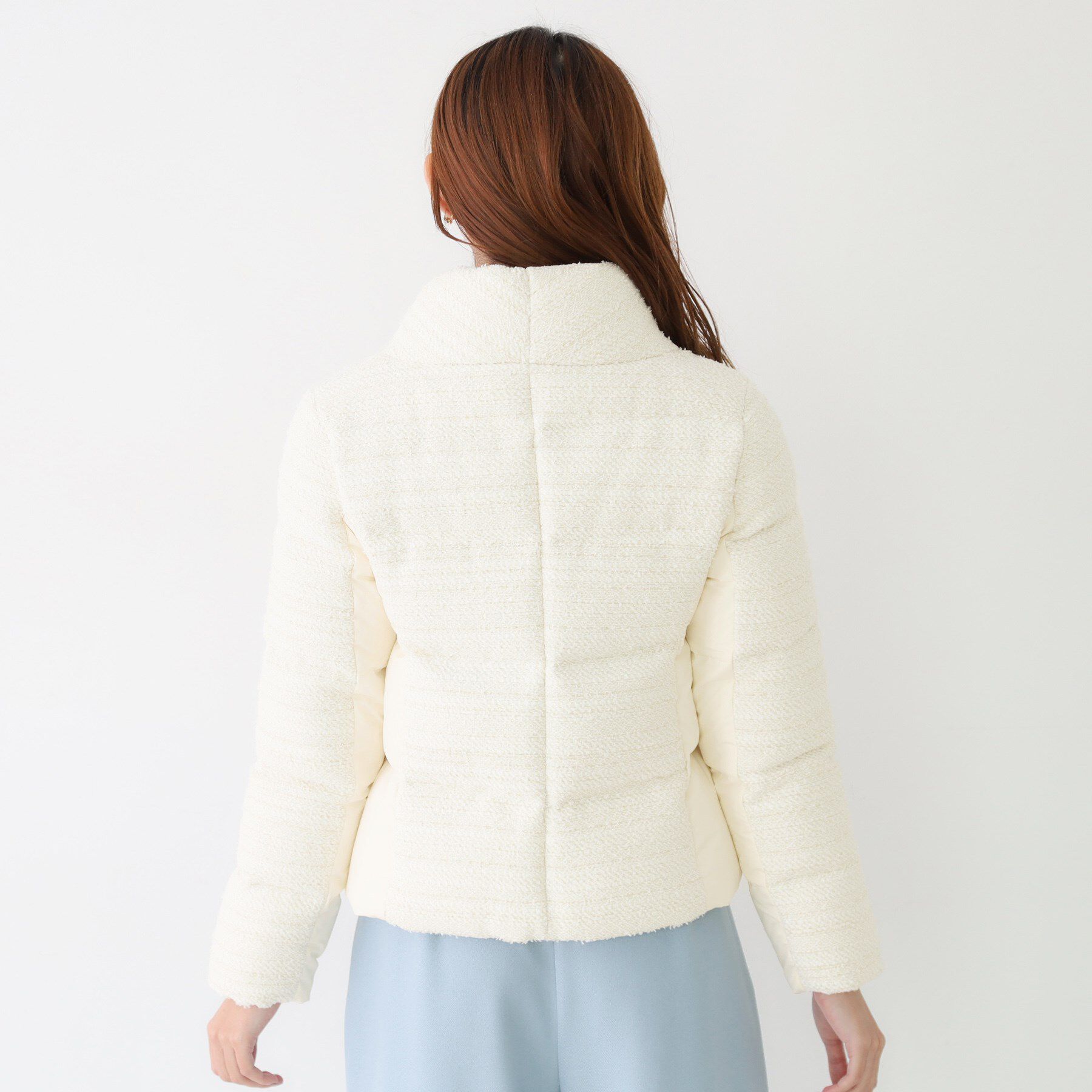 COUP DE CHANCE「【ショート丈】ツイードダウン」|ダウン|