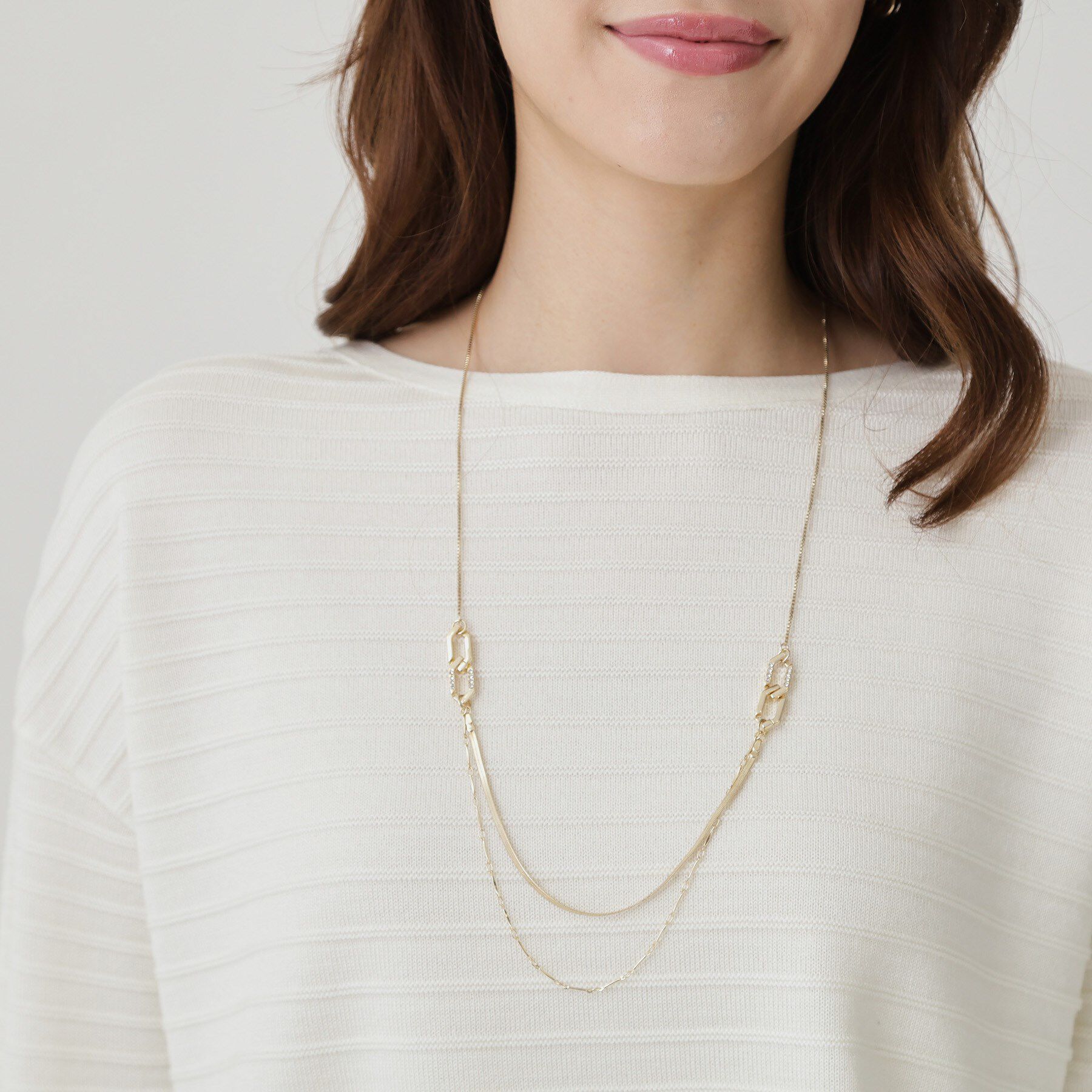 COUP DE CHANCE「ジオリング／さりげないキラキラ／上品なネックレス／オリジナル」|ネックレス|