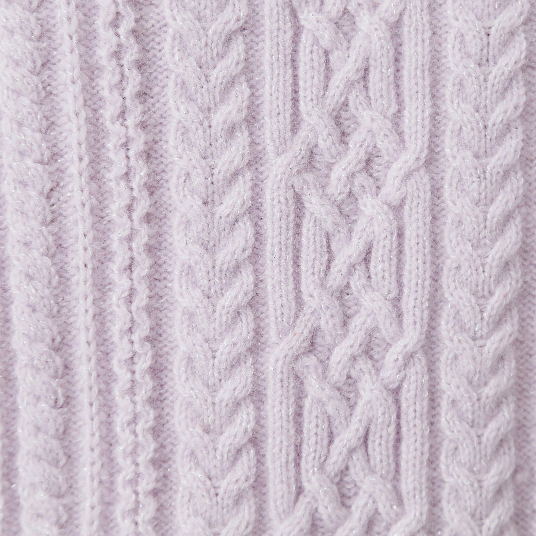 COUP DE CHANCE「【手洗い可／日本製】ケーブルデザインのニットトップス」|ニット・セーター|