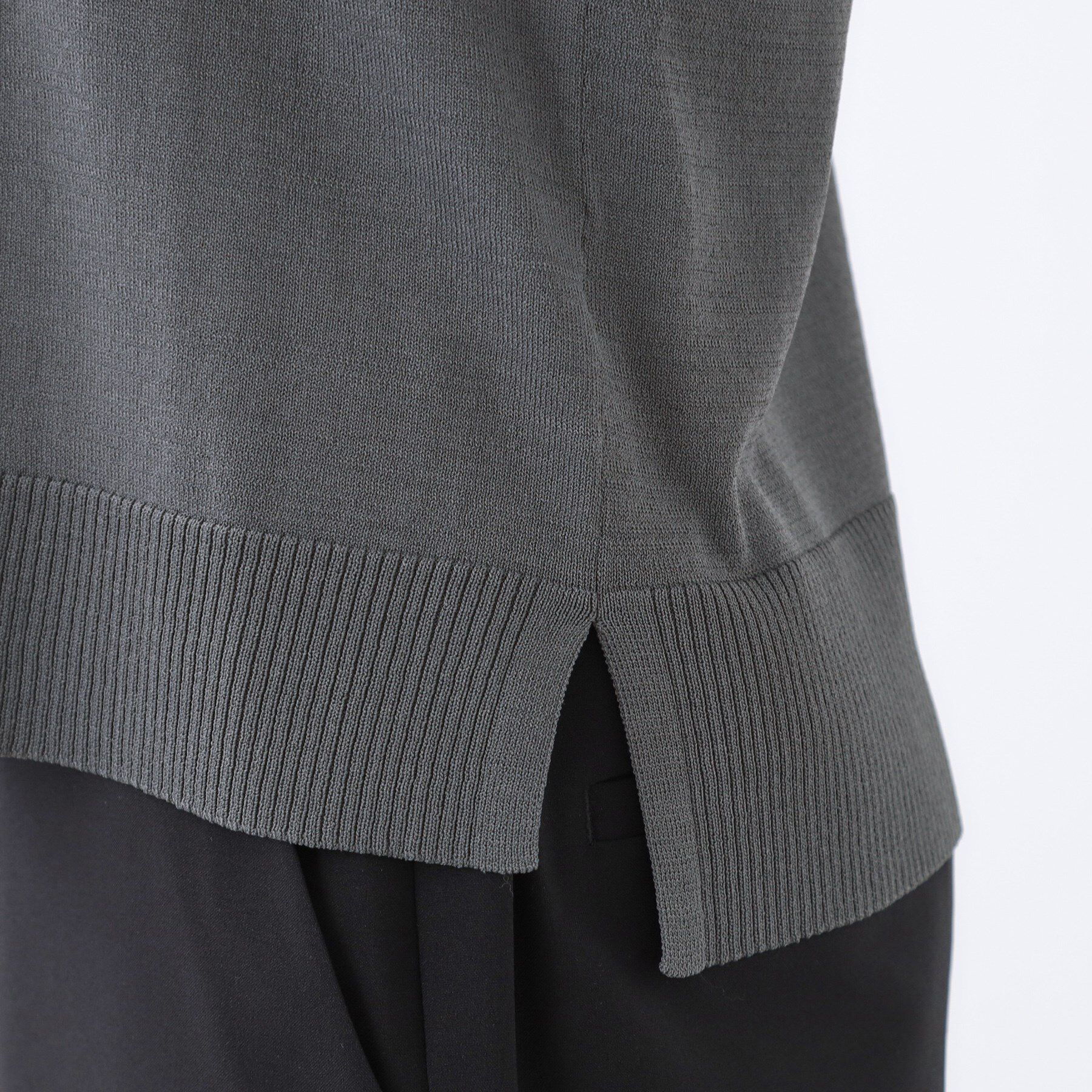 Reflect「【WEB先行カラーあり／手洗い可】ジョーゼットスリーブ&times;ニット」|Tシャツ・カットソー|