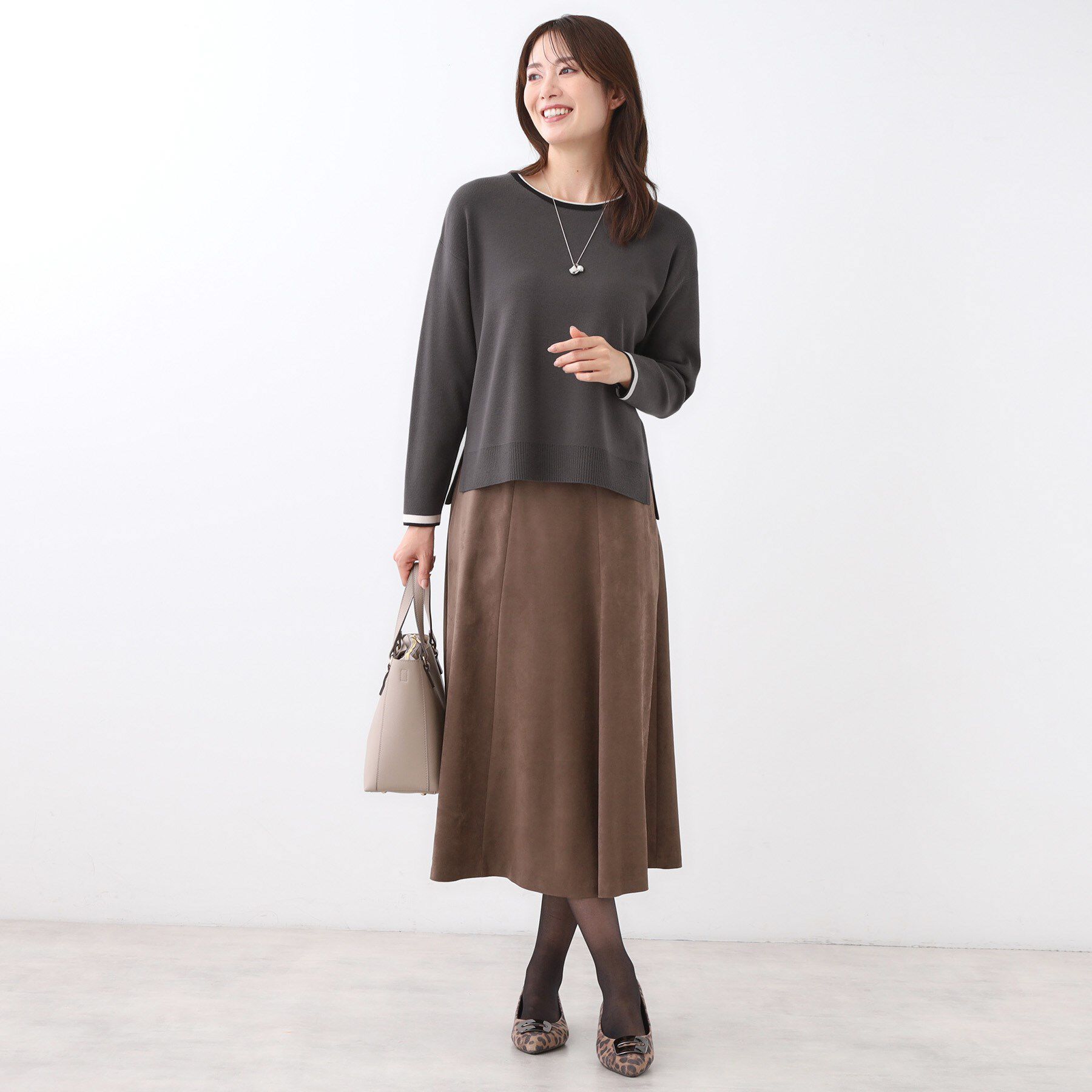 Reflect「【WEB先行カラーあり／セットアップ可】ゆったりフォルムニット」|ニット・セーター|